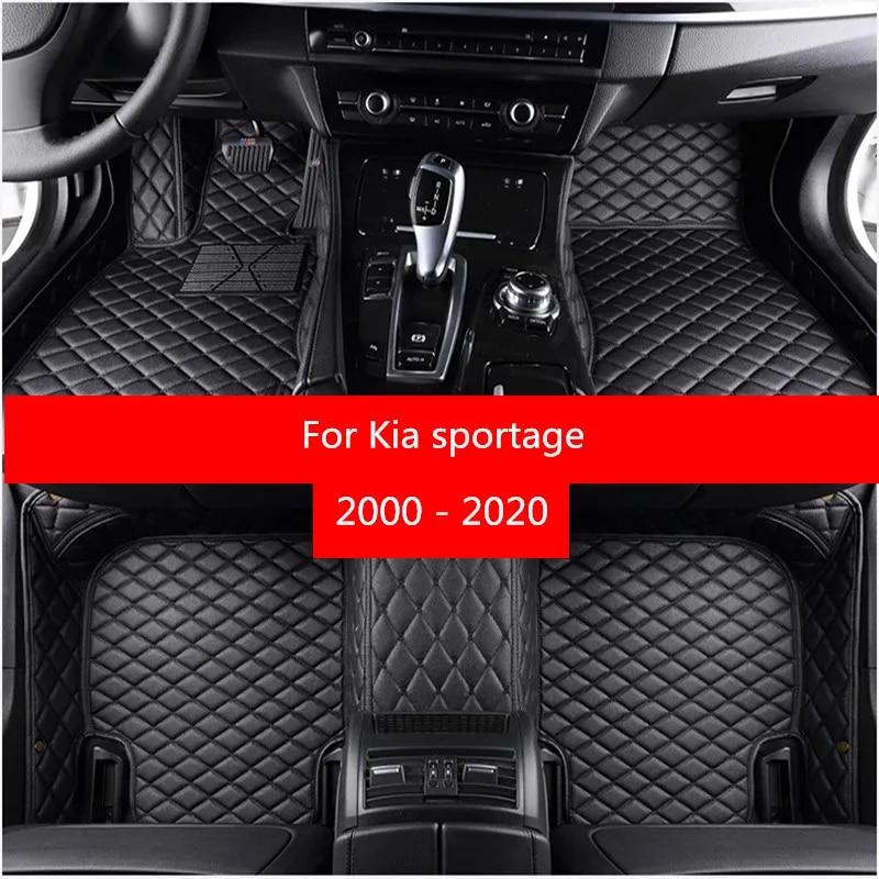 

Автомобильные коврики для Kia sportage 2000-2016 2017 2018 2019 2020, кожаный коврик с подсветкой на заказ, автомобильные подушечки для ног, автомобильный ковер, чехол