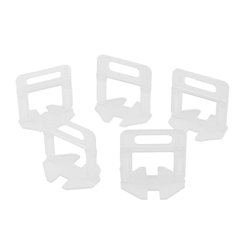 100 de bucăți 1-3 mm Distanțiere de nivelare a plăcilor Kit de cleme pentru sistem Instrumente de construcție pentru așezarea plăcilor de pardoseală Nivelator pentru decorarea casei