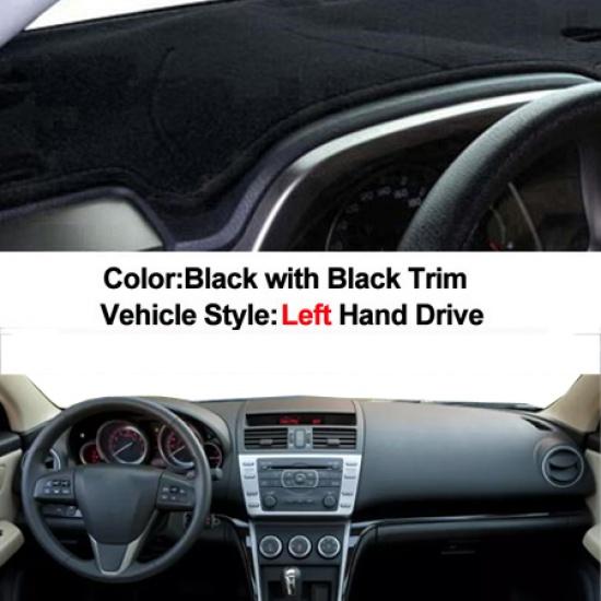 For MAZDA 6 2007 - 2012 ATENZA 2008- 2011 GH1 Series LHD RHD Car Dashboard Cover Dash Mat Carpet Cape 2 Layers Auto