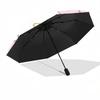 1pc My Melody Automatic Opening/Closing Umbrella with Cute Bow Design - Portable Folding Design, 8-Bone Iron Frame, Outdoor Use, Ideal Gift for Fans,