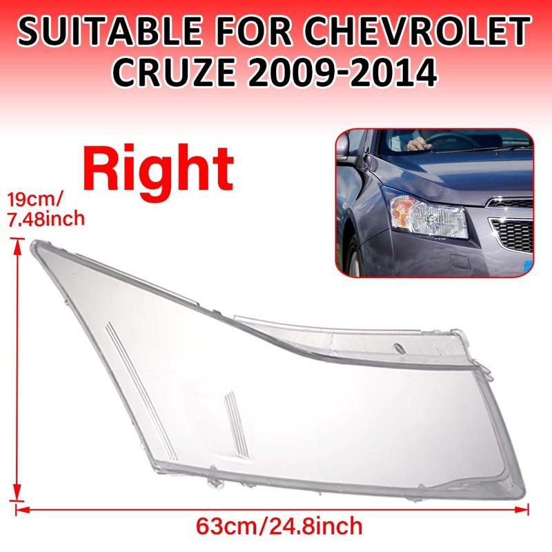 Suitable for Chevrolet 2009-2014 Cruze Car Headlight Cover Curze Transparent Lamp Shell Left and Right Replacement Lampshade