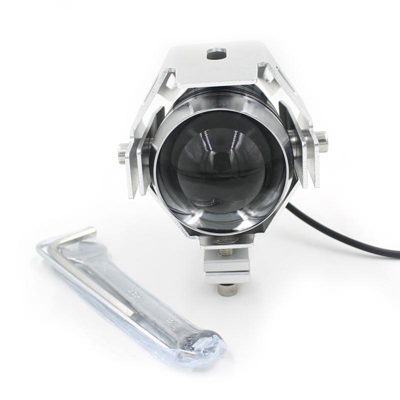 LMoDri Motorcycle Headlights Auxiliary Lamp U5 Led Motorbike Spotlight Accessories 12V 125W Modified Part 2