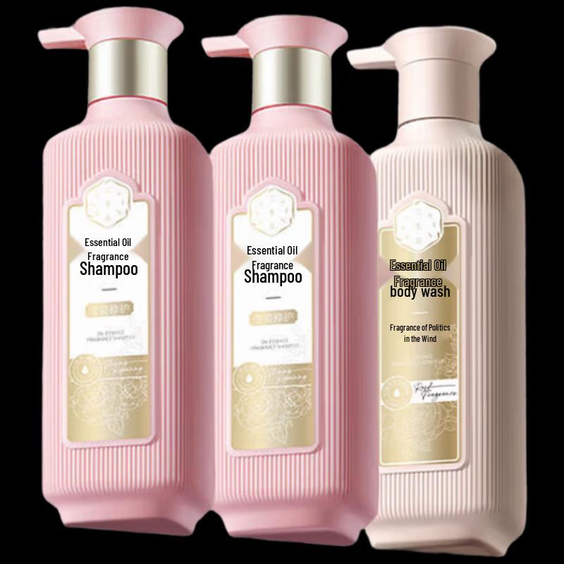 Sanshenghua Brightening Shampoo & Rose Body Wash Set