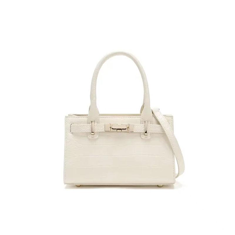 

Super hot portable small bag women s versatile 2025 spring and summer fashion texture crossbody crocodile pattern Kelly bag