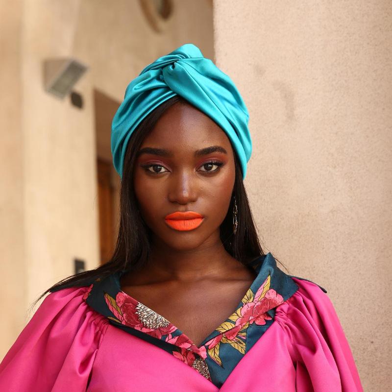 Doppelte Schlafmütze aus Seide, Nachtschlafmütze aus Seide für Damen mit elastischem Band für die Haarpflege langer Haare