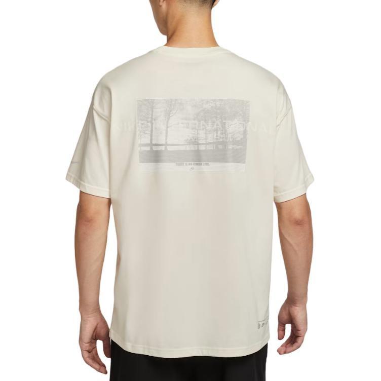 Nike T Shirts Men's Soft Pearl Crew Neck Moderate IH4580-047