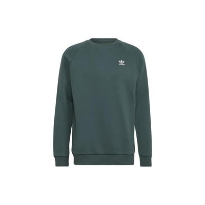 Originals Trefoil Einfarbig Rundhals Langarm Logo-Print Sweatshirt Herren Sweatshirt Grün HJ7993