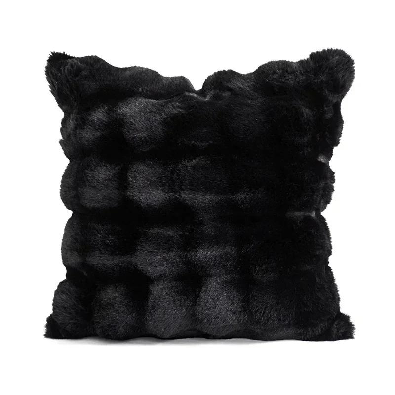 1PC Super Soft Plush Pillow Case Winter Throw Cushion Cover for Sofa and Bedside Living Room Nordic Decorations Pillowcase