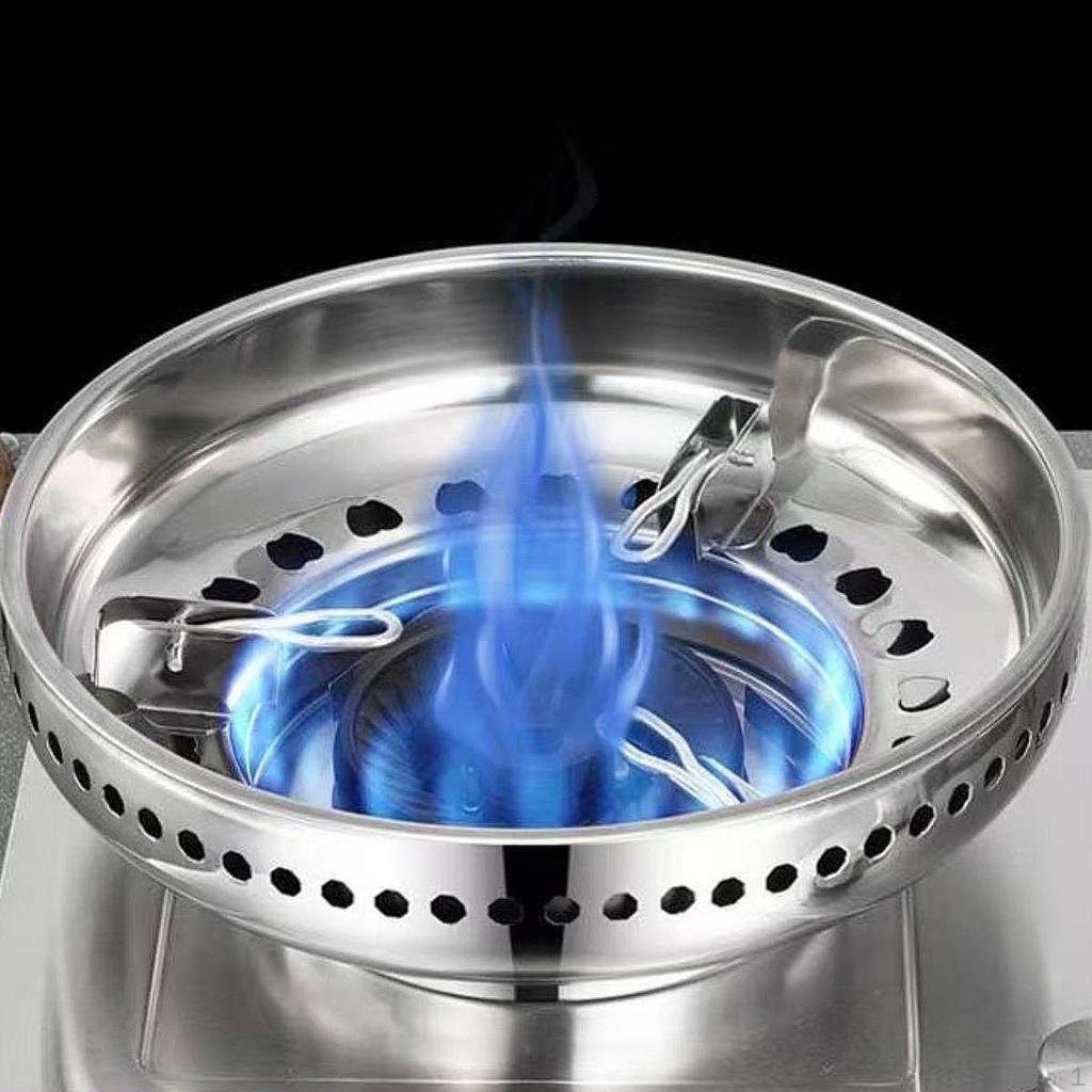 Energy Saving Gas Windshield Wok Ring Heavy Duty Portable Gather for Cooktop Range Cooking