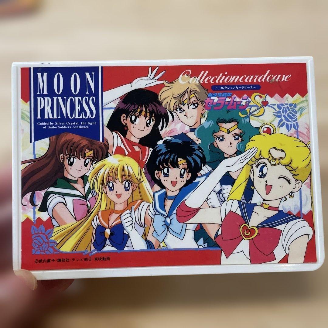Used At the time Pretty Guardian Sailor Moon S Card Case Card Magnet Heisei Retro