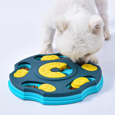 Hund Puzzle Spielzeug Langsam Feeder Interaktive Erhöhen Welpen IQ Lebensmittel Spender Langsam Essen Rutschfeste Schüssel Haustier Katze Hunde Training spiel