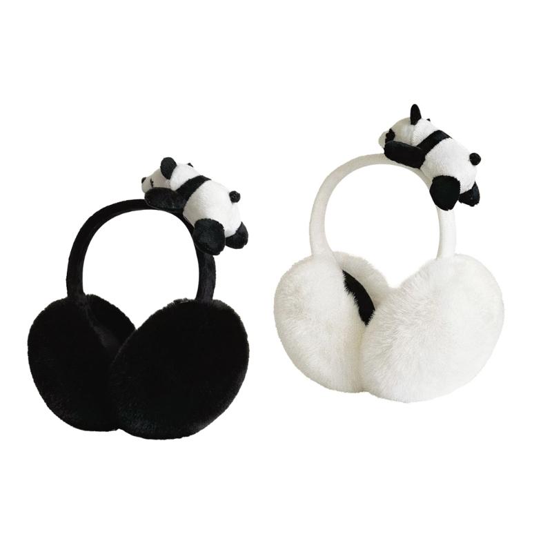 Panda Plush EarMuffs for Women and Children of All Ages Outdoor Earmuffs