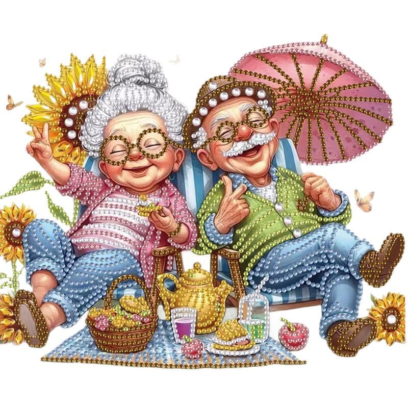 Diamond Painting Handmade DIY Diamond Painting Cartoon Square Living Room Bedroom Decorative Painting