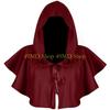 49MD with Cap for Halloween Costume Capes Stage Performance Props Party Accessory Theater for Play Acting Tools