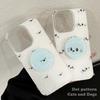 Gilded Bracket Suitable for 17 Apple 16promax Mobile Phone Case Creative Cat Puppy Iphone15 Hard 13 Anti Fall