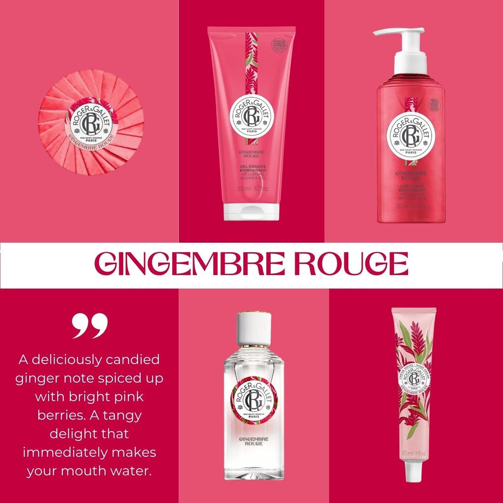 ROGER GALLET Gel Douche Ginger Rouge 200 ml Ginger Rouge & (Körperseife)