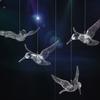 Aerial Ceiling Christmas Tree High Quality Wedding  Props Pendant Acrylic Bird Hummingbird