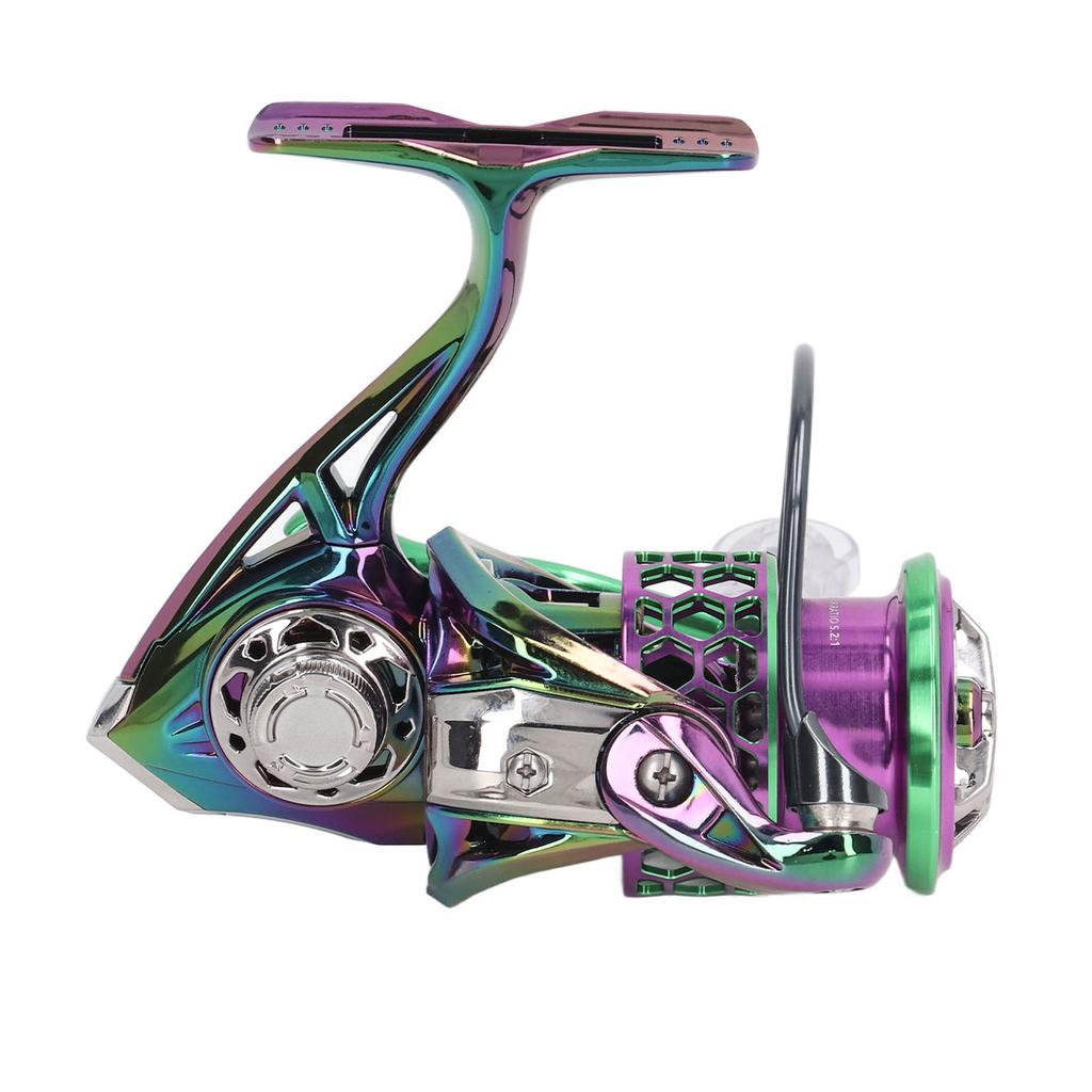 Fishing Reel 13+1BB Carbon Lightweight Compact Hollowed Shallow Cup Diagonal Mouth Spinning Reels for Saltwater