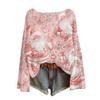 Womens  Fall Sweaters Long Sleeve Print Tops Pullover Sweaters Loose Dressy Casual Basic Clothes
