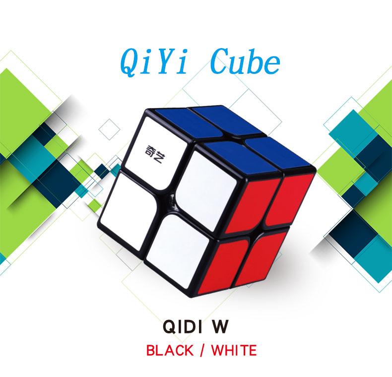 Qiyi Qidi W 2x2 Sihirli Küp Eğitici Bulmaca Oyuncak Çocuklar Yetişkinler için