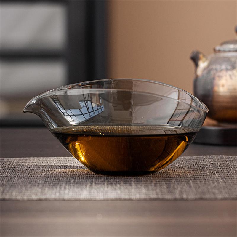 150ml Heat-resistant Glass Fair Cup Tea Pitcher Tea Divider Chahai Kung Fu Tea Ceremony Tea Cup Tea Set