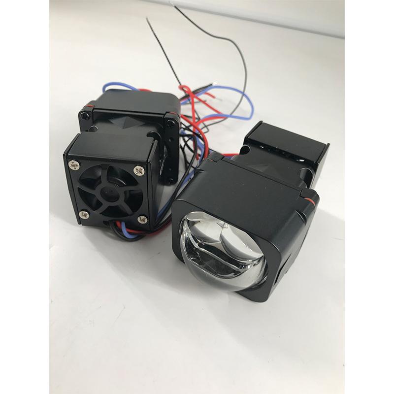 1Pcs 1.5 Inch, Double Direct Matrix Module Lens High Power Led Headlight White Yellow Far And Near Super Bright Condenser