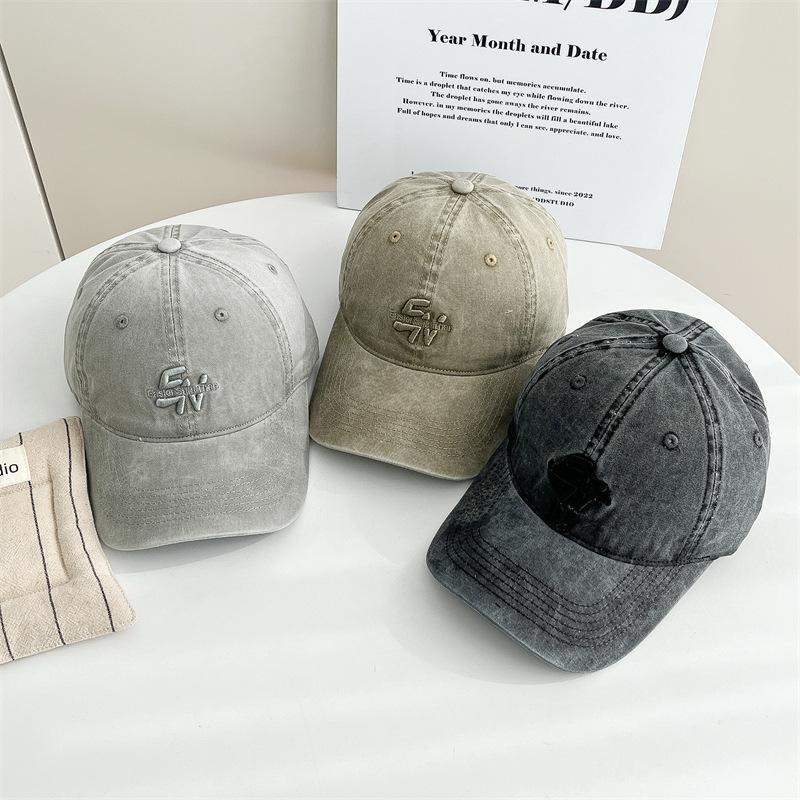 Wysokiej jakości czapka z daszkiem dla mężczyzn i kobiet, koreański styl, casualowa, wszechstronna czapka z daszkiem dla kobiet z szerokim rondem wyszczuplającym twarz