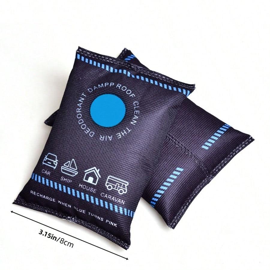 Wiederverwendbarer Silikon-Auto-Entfeuchtungsbeutel - Perfekt für Fahrzeuginnenräume oder Wohnungen zur Feuchtigkeitsabsorption, zur Vorbeugung von Nässe, Feuchtigkeit und Kondensation