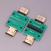 Hdmi A Type Male To Female Test Board Mini Connector With Board Pcb 2.54Mm Pitch Dp Hd A Female To Male Adapter Board