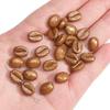 [8x10mm] 20pcs Acrylic Picasso Coffee Bean Beads Loose Spacer Beads for Necklace Bracelet Earring DIY Jewelry Making Beads