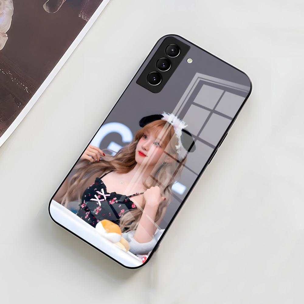 S-Singer Yuqi Phone Case For Samsung A56 A36 A26 A16 A15 A25 A35 A55 A14 A34 A24 A54 Glass Case