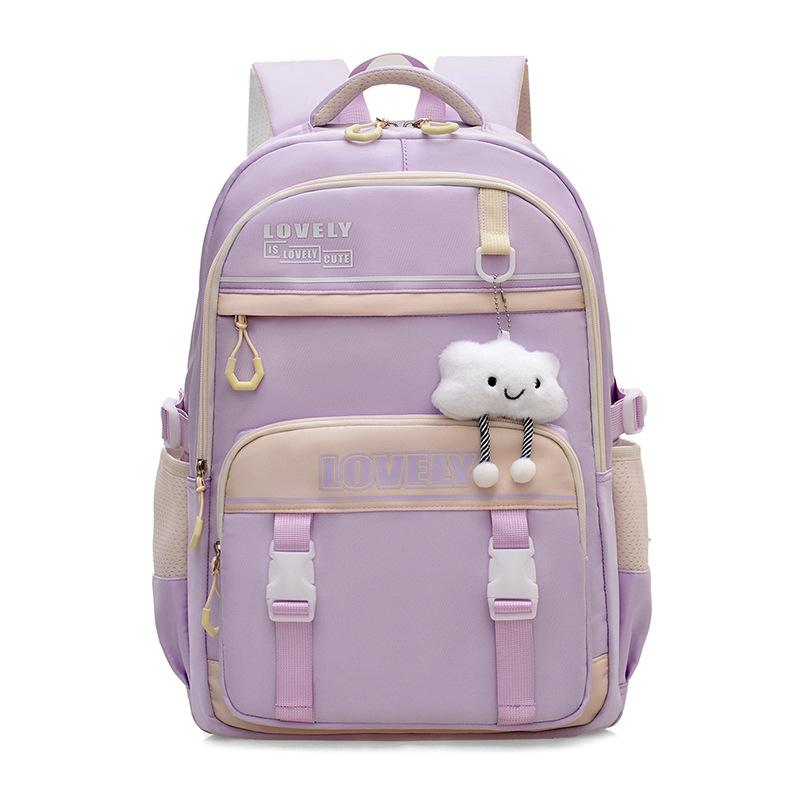 Simple Backpack Girl New Cute High-value Schoolbag Student Large-capacity Backpack