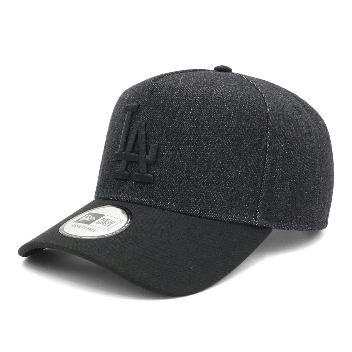 New Era Кепка 9Forty A-Frame MLB Эксклюзив OnSpotz LA Черный Деним/Черный БЕСПЛАТНО 9Forty A-Frame CS Деним 2-Цветный MLB Los Angeles Dodgers