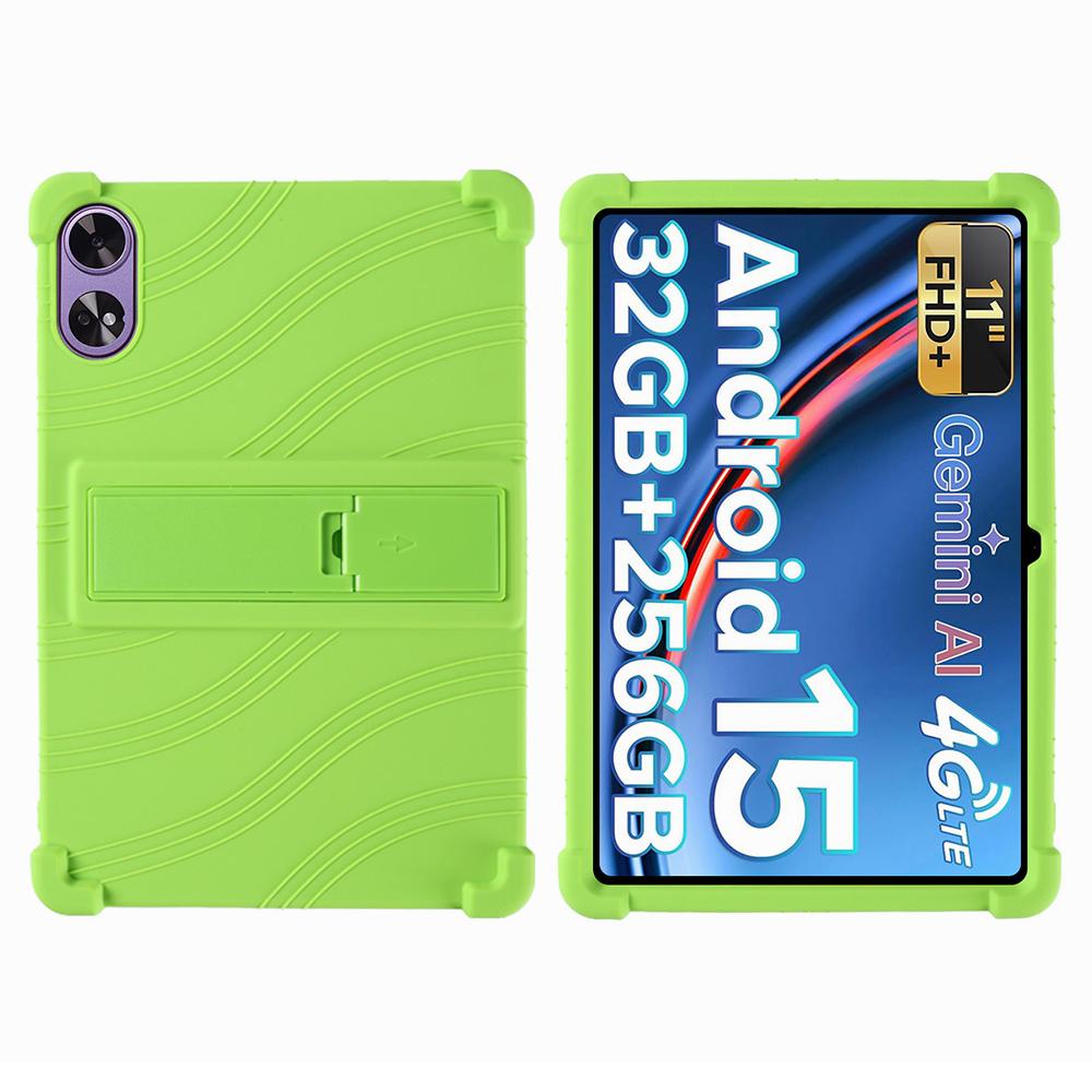

Для Doogee Tab G6+ Чохол Регульована підставка Силіконовий Захисний Чохол для Планшета Green