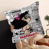 Cartoon M-Mafalda Pillow Cover For Bedroom Room And Living Room Sofa Decorative Cushion Cover