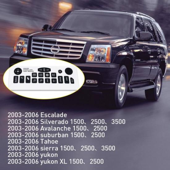 

For Cadillac Escalade Navugation Hummer Button Repair Radio Decals Sticker