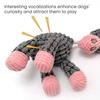 Squeaky Plush Dog Toy Tear-resistant Dog Chew Toy Cute Animal Shapes Dog Dental Cleaning Toy for Small Medium Large Dogs