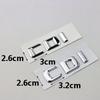 3D ABS Black CDI Logo Letters Car Trunk Badge Sticker For GL ML 320 270 W204 A B C GLK 220 CDI Emblem Accessories