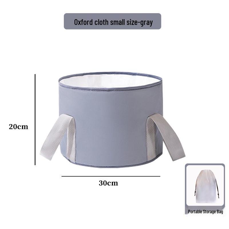 Portable Insulated Foldable Foot Bath Bucket - Travel-Friendly and Deep for Household Use