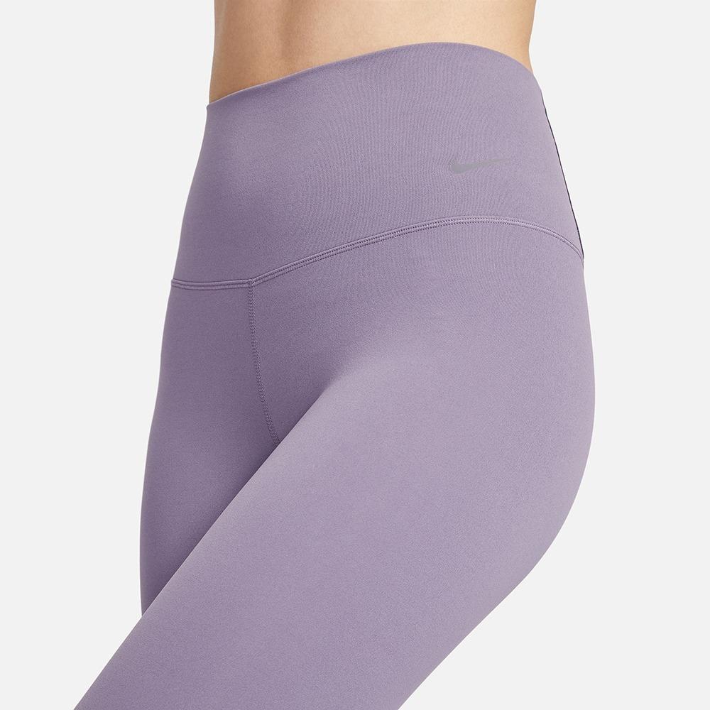 Nike Atmungsaktive High-Waist Neun-Punkt Sportleggings Damen Leggings Lila DQ6016509