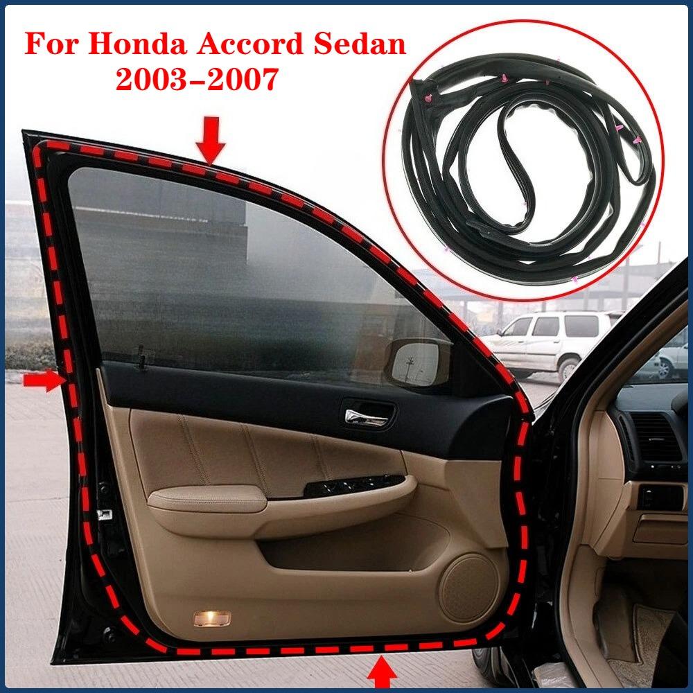 Front Left/Right Side Door WeatherStrip Rubber Seal for Honda Accord Sedan 2003-2007 OEM 72365-SDA-A01 72325-SDA-A01 Front Left
