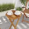 VidaXL Table Top 40x40x2.5 Cm Octagonal Solid Teak Wood, Replacement Table Top, Wooden Table Top, 366662