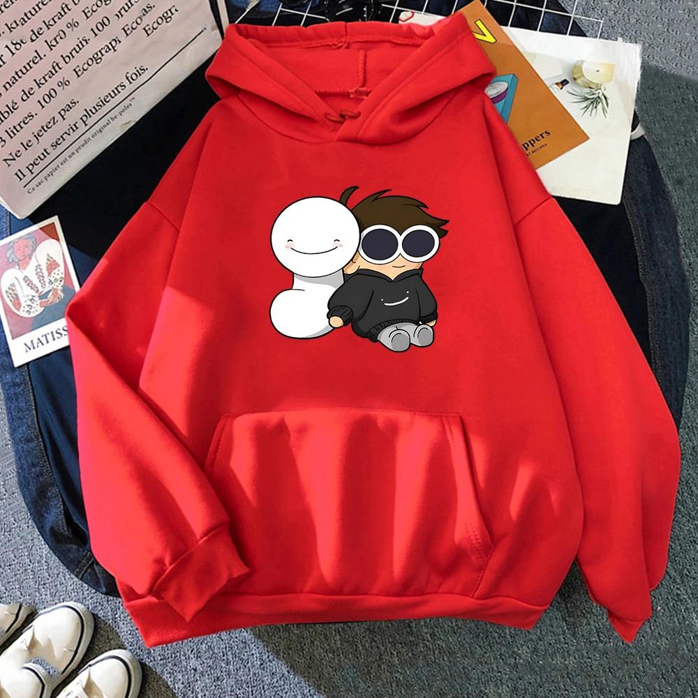 Dream Merch Men's hoodie Dream Smp Vintage Cartoon Loose Hoodie High-quality Casual Sweatshirt