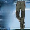 Men Elastic Fleece Outdoor Winter Warm Pants Softshell Trekking Climbing Hiking Camping Fishing Sport Training Trousers Oversize