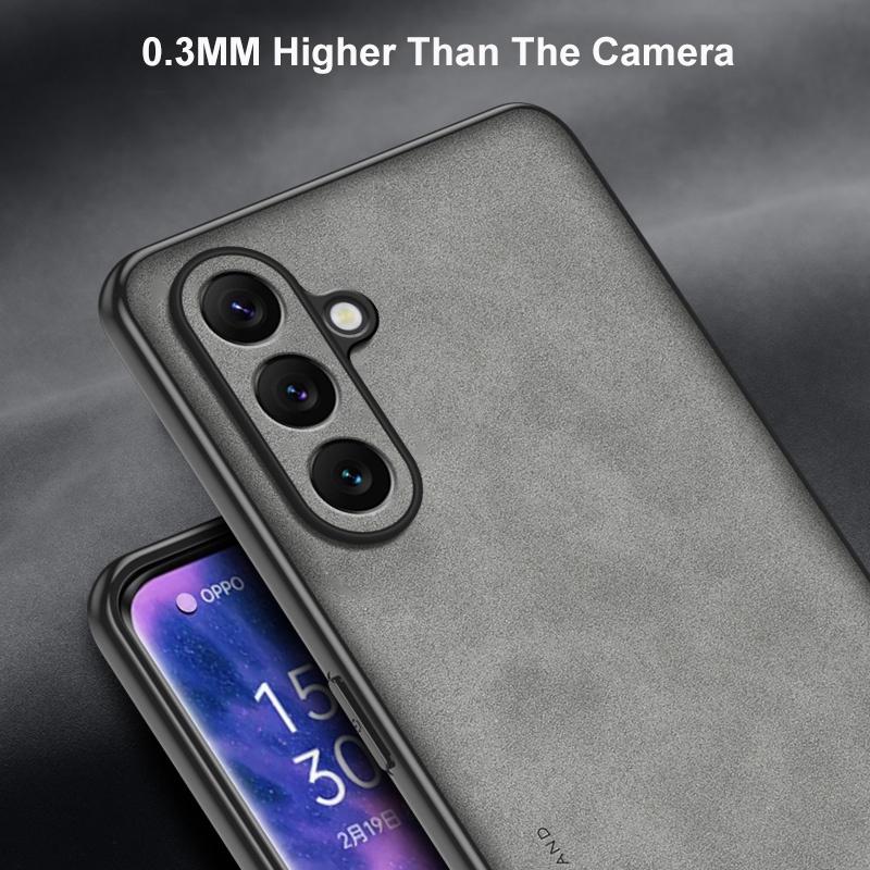 For Samsung F15 F55 C55 Case Luxury PU Leather Phone Case For Samsung Galaxy M15 M35 M55 5G Back Cover Silicone Full Protection