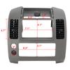 Artudatech Center Dash Console Panel Cluster Lid Bezel 68259-ZP16 For Nissan Frontier 05-20 Car Accessories