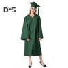 1 Set Unisex Graduation Robe Hat Set Front Zipper Loose Tassel 2024 Year Tag College Bachelor Doctor Master Graduation Ceremony Gown Cap Tassel Set
