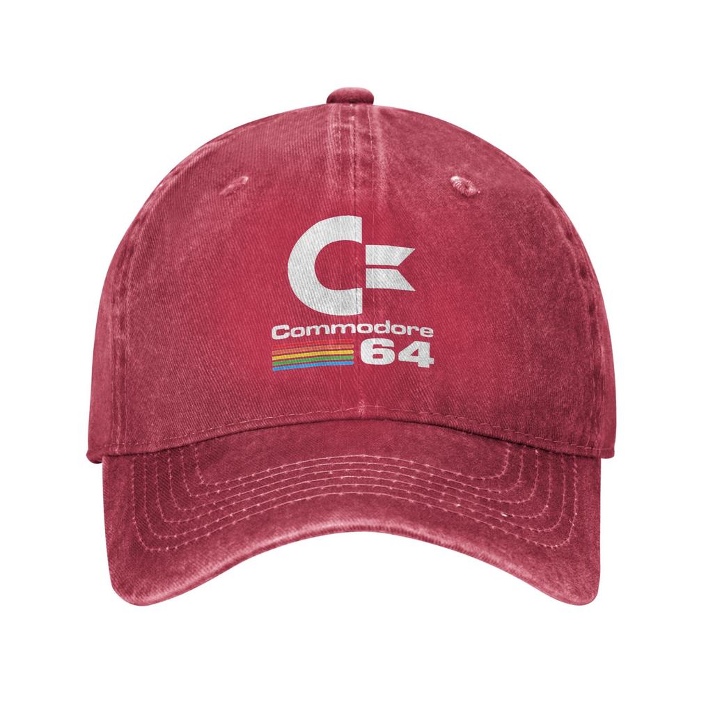 Commodore 64 Denim Fabric Cap Casual Baseball Caps Adjustable Hat Summer Unisex Baseball Hats