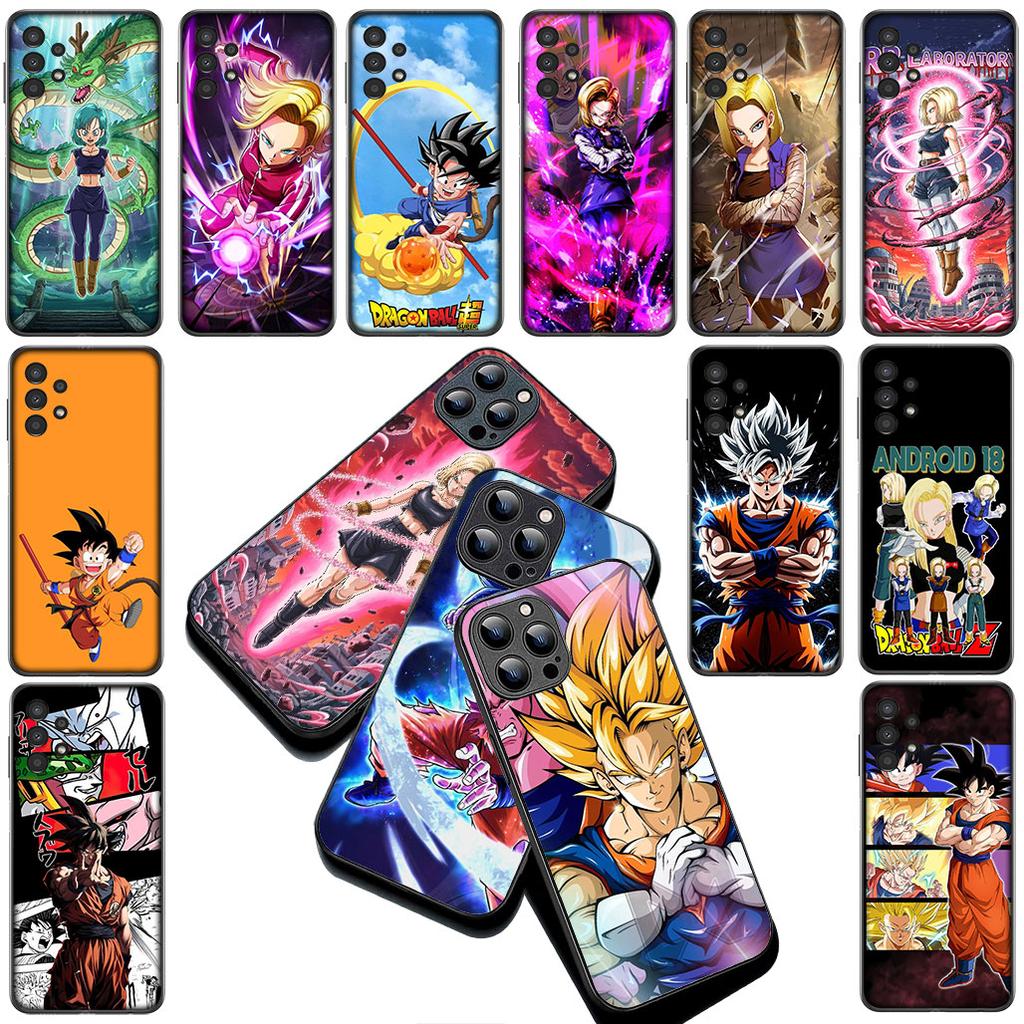 Android 18 Dragon Goku Ball Z Cover for Motorola Moto Edge 70 60 Fusion NEO Pro G Stylus G56 G96 G04 G05 20 Coque Phone Case