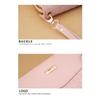 Women's Wallet Long Double Zipper Clutch Multi Function Mobile Phone Coin Purse Card Case Leather Clip High End Dinner Bag